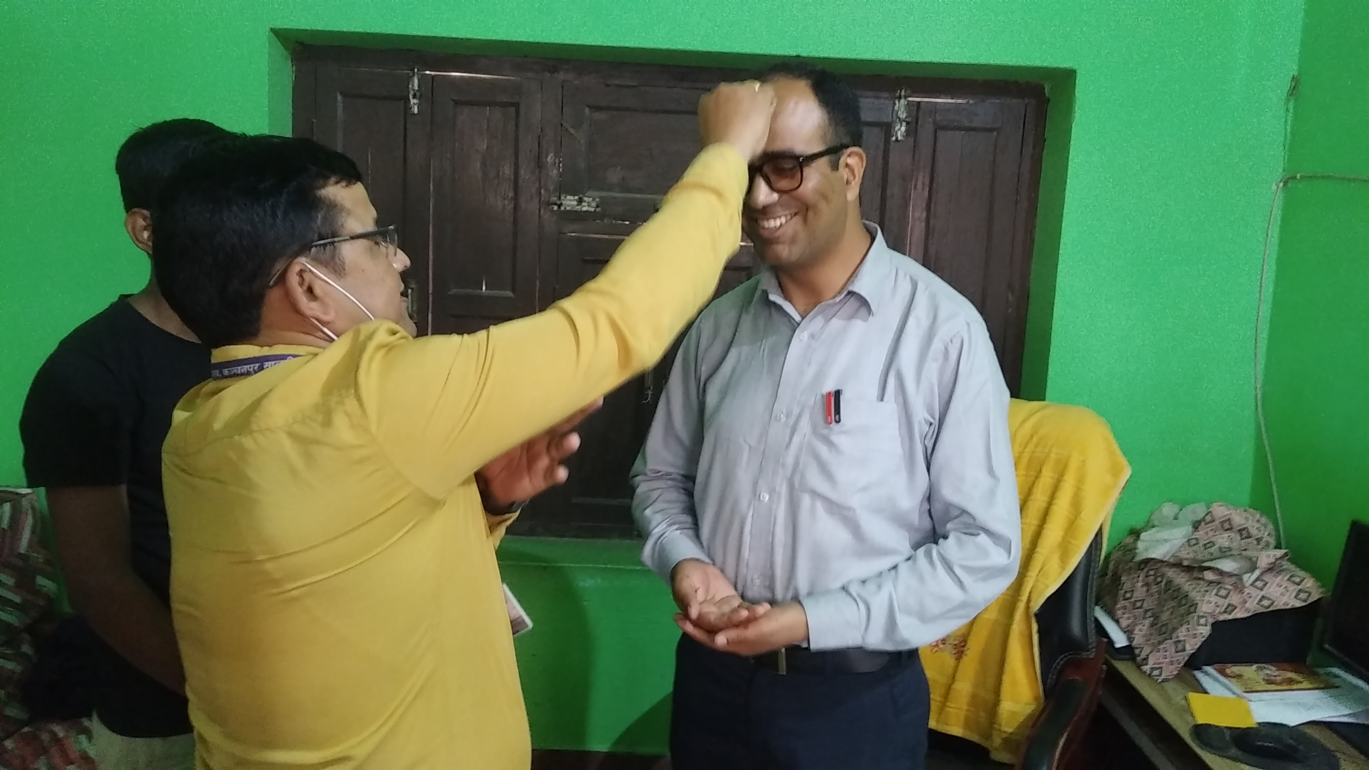 Arun Kumar Badal Sir Ko Swagat